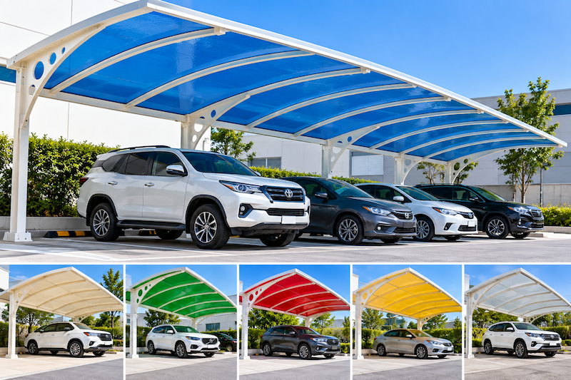 GRP Car Sheds Banner
