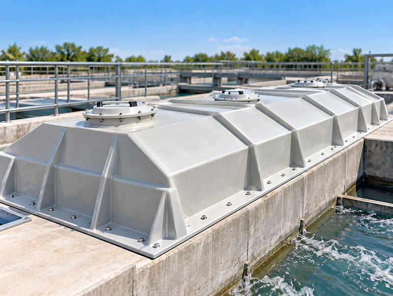GRP Multiflo Cover & Baffle Wall Banner